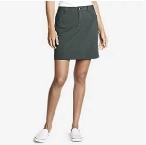 Eddie Bauer Travex Tech Gray Performance Fabric Arhletic Skort - Size 12